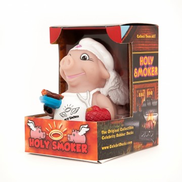 CelebriDucks Holy Smoker BBQ Pig