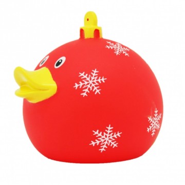 Kerstbal Badeend Rood LILALU