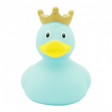 Eend met kroon lichtblauw LILALU