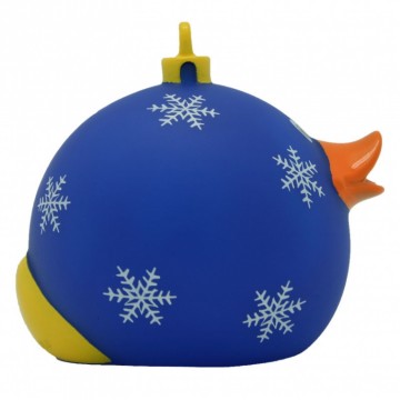 Kerstbal Badeend blauw LILALU