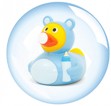 BABY BOY  BADEEND MET FLESJE