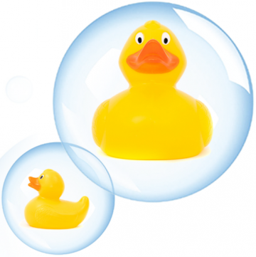 12CM Budget Race Eendjes Deluxe GEEL XL