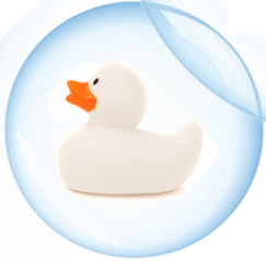 8CM Budget Race Eendjes Deluxe WIT