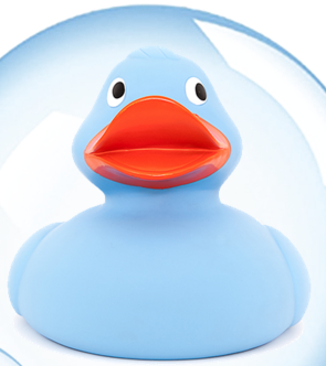 21 CM Giant Reuzen Badeenden LICHT BLAUW