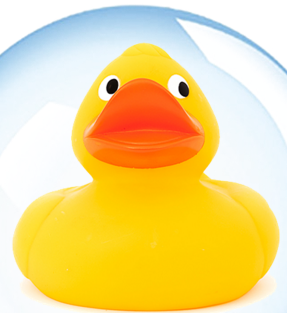 21 CM Giant Reuzen Badeenden GEEL