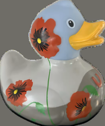 Bud1526u poppies rubber duck budduck 2