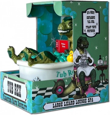 Cel tubs02 tub rex   soaking in the large lizard lounge spa  tubs gone wild floating bath novelty 2