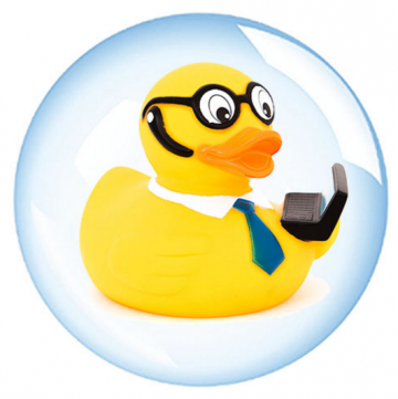COMPUTER NERD BADEEND - GEEK DUCK