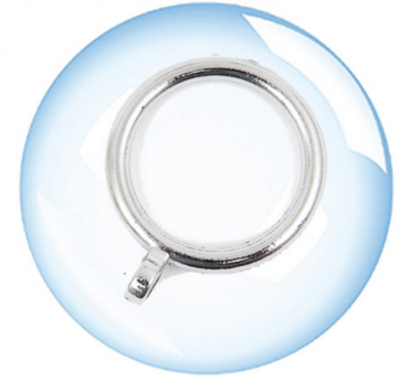 Verchroomde Ring van staal  3.7cm