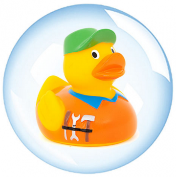 KLUSJESMAN KLUSSER BADEEND  - HANDYMAN DUCK