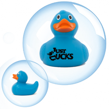 8CM Budget Deluxe Promo Eend BLAUW