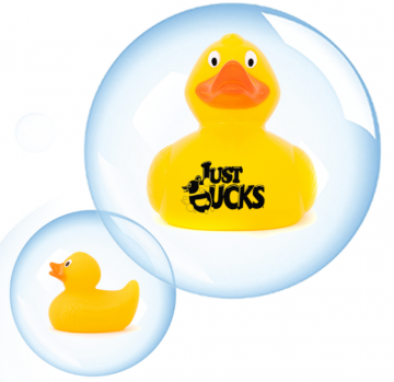 8CM Budget Deluxe Promo Eend GEEL