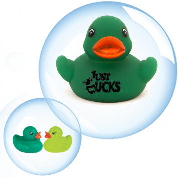 Kleurveranderende Eend Groen naar Lime Groen