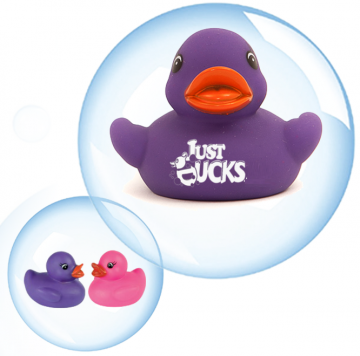 Kleurveranderende Eend PAARS naar ROZE