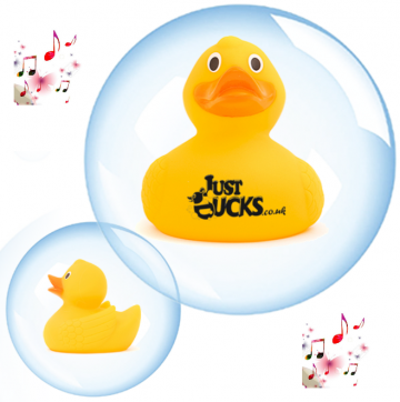 15CM Piepende Luxury Eend GEEL