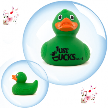 4.7CM Piepende Luxury Eend GROEN