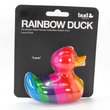 Rainbow rubber duck budduck 1