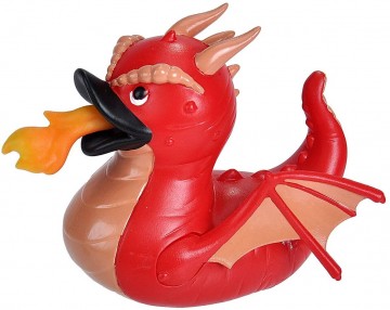 Wild republic badeendje 22977 red dragon  rode draak bij wwwjustducksnl